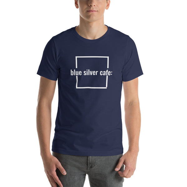 blue silver cafe T-Shirt